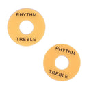 10 Pieces 3-way Switch Plate Rythm Treble Ring for LP/EPI Electric Guitar
