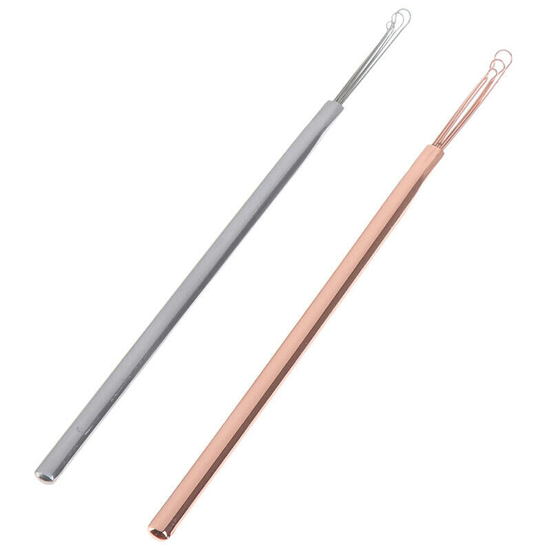 1PC Steel Dig Ear Curette Digging Earpick Cleaner Ear Spoon Ear Cleaning TGVCATO