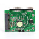 mSATA to 2.5" 44PIN IDE HDD SSD mSATA to PATA Converter Adapter Cards Case New