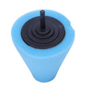 Sponge Cone Polishing Auto Buffer Pad adapter Drill Blue