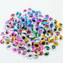 168-Pieces 12 mm Wiggle Eyes Multi Color Sticky Eyes Black with Self Adhesive