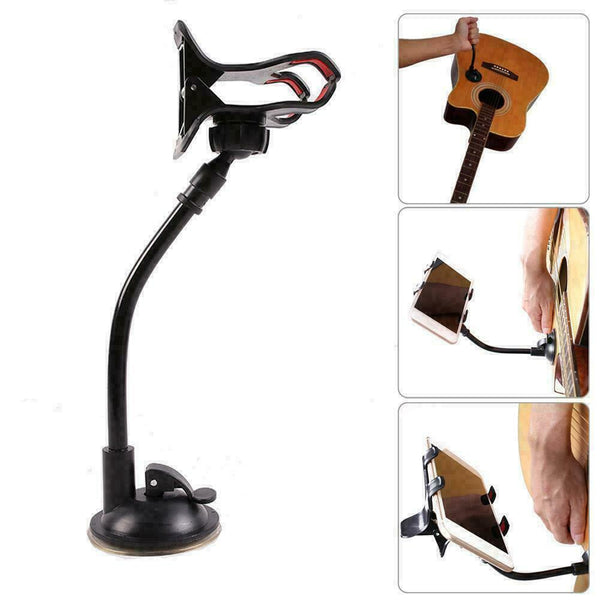 Phone Holder Stand For Guitar Singing lyrics Song Holder Car SuckerCups Y2T U4K0