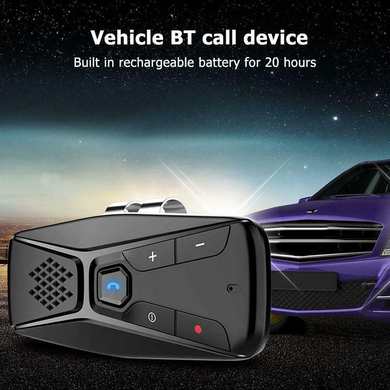 Bluetooth 5.0 Car Speakerphone Handsfree Noise Reduction Talking Device Car Kit