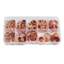 200Pcs 9 Sizes Copper Washers Assorted Solid Copper Gasket Washers Sealing  X3R3