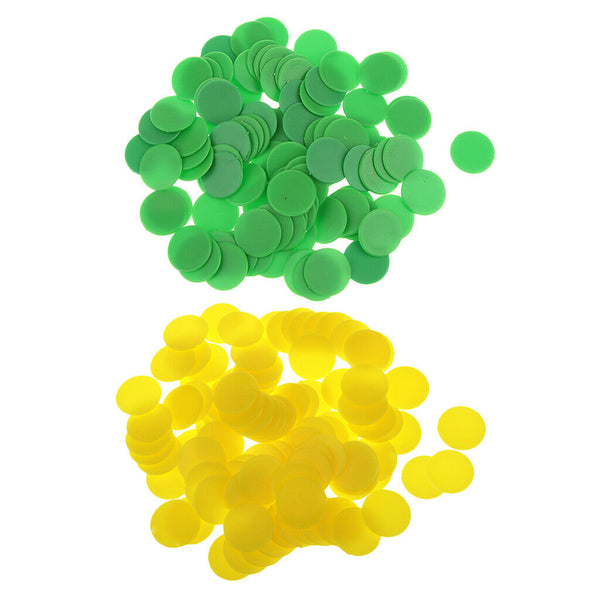 200 pieces Opaque Plastic Board Game Currency Counters children Numeracy