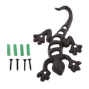 Creative Gifts Iron Gecko Hanger Hook Decoration Garden Yard Lawn Wall Art