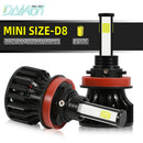 4-Sides H11 H9 H8 LED Headlight Kits High Power 6000K White 80W 12000LM OZ