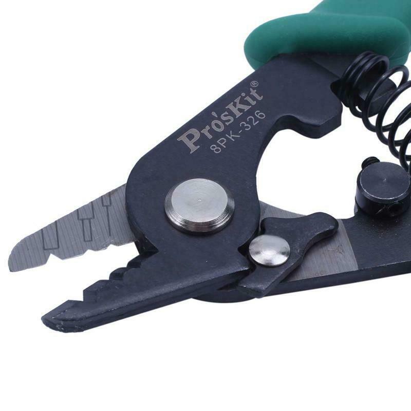 Pro'sKit Fiber optic cable stripping pliers Wire stripper (148mm) 8PK-326 B4L6