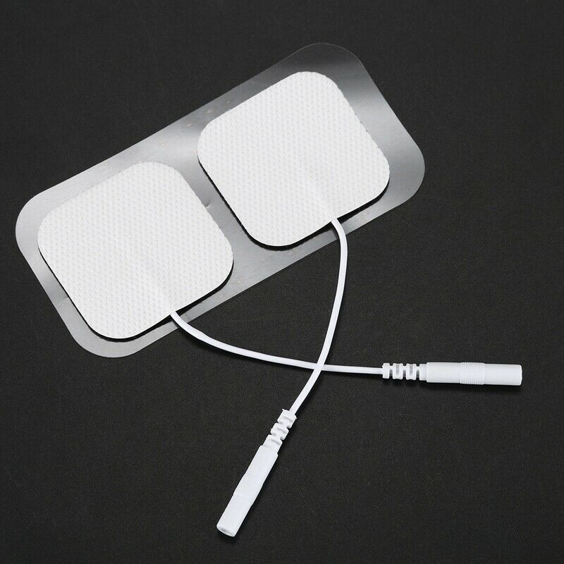 50Pcs Self Adhesive Replacement Tens Electrode Pads Square 4x4cm Muscle Sti S4A9