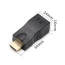 Fast Male to Female HDMI Extender Cat-5e/6 Cable Adapter For Transmission 1080P