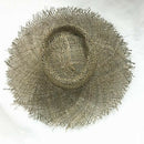 New Women Natural Sun Hat Breathable Straw Hats Summer Wide Brim Beach Hat