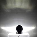 Motorcycle Waterproof Angel Eyes LED Spotlights Headlight Light Round