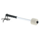 Bass Drum Stick Mallet with Metal Hand Grip Wool Felt Head for Drummer