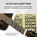 Guitar Scale Stickers For Electric Guitar Colorful Black Stickers N7M3