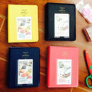 Memo Photo Album 64 Photos Holder for Fujifilm INSTAX MINI film Paper Black