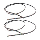 Practical 2Pcs Purfling Strips DIY for Guitar Ukulele Decorative Part