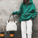 Japanese Canvas Bag Simple Small Fresh Sen Female Single Shoulder Diagonal HK1H4