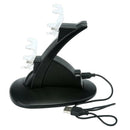 Dual USB Charging Charger Docking Station Stand for PS4 Controller (Black)