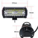 Universal 7" 120W LED Work Light Bar Spot Lamp for Off-Road ATV Tractor Truck