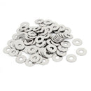 M6x18mmx1.5mm Stainless Steel Round Flat Washer for Bolt Screw 100Pcs