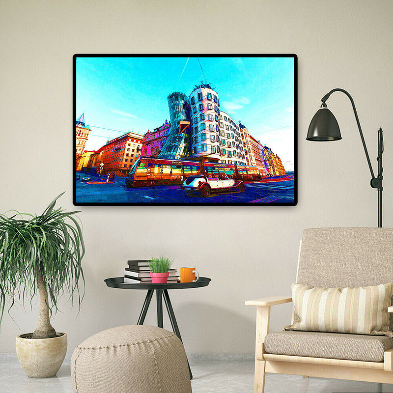 Colorful Street View Paper Puzzles 1000pcs Adults Kids Jigsaw Assemble Toys