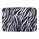 Door Mats 40cm*60cm Mat Outdoor Indoor Anti Skid Decor Doormat (Zebra Print