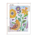 5D DIY Special Shaped Diamond Painting Bird Cross Stitch Mosaic Craft Kit Decor