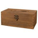 Useful Wooden Retro Tissue Box Cover Paper Napkin Holder Case Home Car Deco