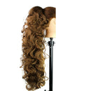 Long Wavy Synthetic Claw Clip Ponytail Hair Extensions Can Be Curled High T