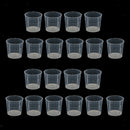 20pcs 20ml Plastic Mini Lab Cylinder Measuring Cup With Scale For Reptile