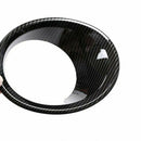 2Pcs Carbon Fiber ABS Front Fog Light Lamp Cover Trim for BMW X5 F18 2014-1