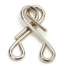 8Pcs/set Metal Wire Puzzle Brain Teaser Game IQ Mind Test Toys for Kids Adults