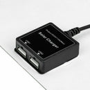 30W 12V Dual USB Flexible Solar Panel Kit Crocodile Clip Outdoor Car Charge
