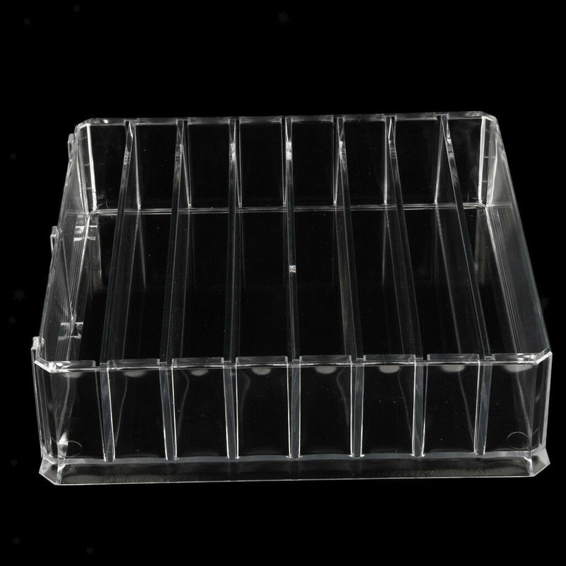 Clear Makeup Cosmetic Storage Box Case Lipstick/Eye Shadow Blusher Organizer