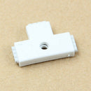 1pc White RGB T Shaped 4 Pins 3 Way Female Connector Adapter For 3528 5050