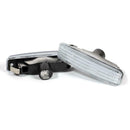 1 Pair Fender Side Marker Turn Signal Light for 5 Series E39 E60 (White)