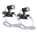 2 Pieces Clip Clamp LED Head Light Lamp for Dental Binocular Loupes Glasses
