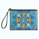 DIY Mandala Special Shaped Diamond Painting Wristlet Clutch Zipper Wallet