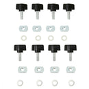 8 Sets Hardtop Quick Removal Thumb Screws for Jeep Wrangler YJ TJ JK 87-17 A