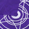 1pc 49*49cm Tarot game tablecloth non-woven material board game purple color Z