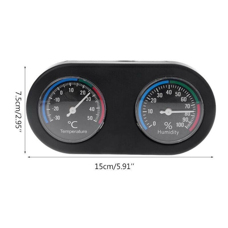 Reptile Tank Thermometer Hygrometer Temperature Humidity Monitor For Vivari D9O8