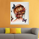 Butterfly Girl 5D DIY Diamond Painting Mosaic Cross Stitch Embroidery Decor