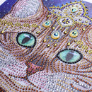 5D DIY Special Shaped Diamond Painting Noble Cat Cross Stitch Embroidery