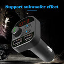 Wireless Bluetooth 5.0 Car Kit FM Transmitter Handsfree Charger MP3 Player USB