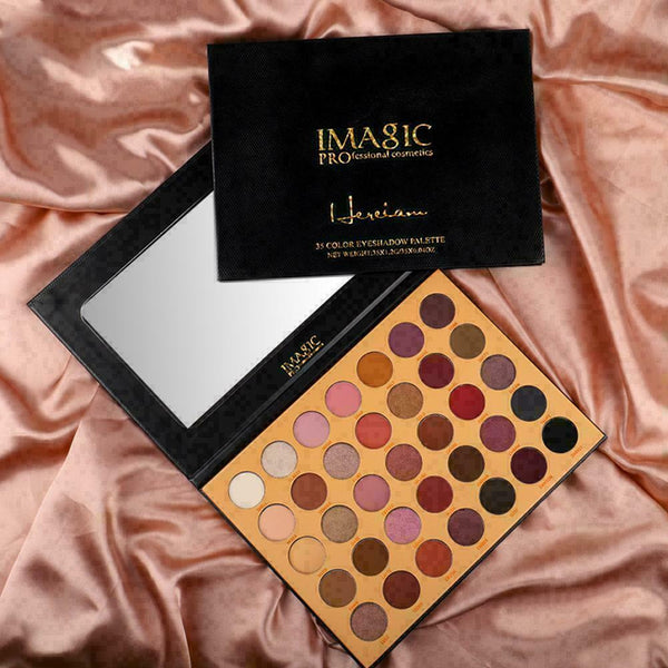 35 Color Waterproof Eye Shadow Plate Powder Matt Eyeshadow-Cosmetic Makeup A7N6