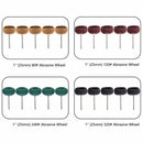 100Pcs/Set Mini Brush Scouring Pad Abrasive Wheel Nylon Fiber Grinding Sand