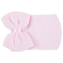 Newborn Baby Hospital Hat Beanie With Bow Cute Soft Sweet Baby Caps (Pink) U2B1