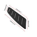 2pcs Scoop Air Flow Intake Car Styling Window Louver Engine Lid ABS Hood Vent