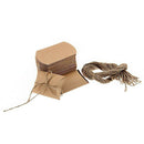 50 pcs Gift Gift Box Box Pillow Box Wedding Birthday Brown