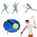 Tennis Trainer Base Exerciser With Rope Single Set Swing Automatic Rebound Blue